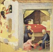 Gentile da Fabriano St Nicholas and the Three Gold Balls (mk08) oil painting